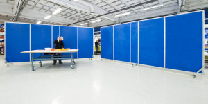 Kraftig støyskjerm, spesialstørrelse