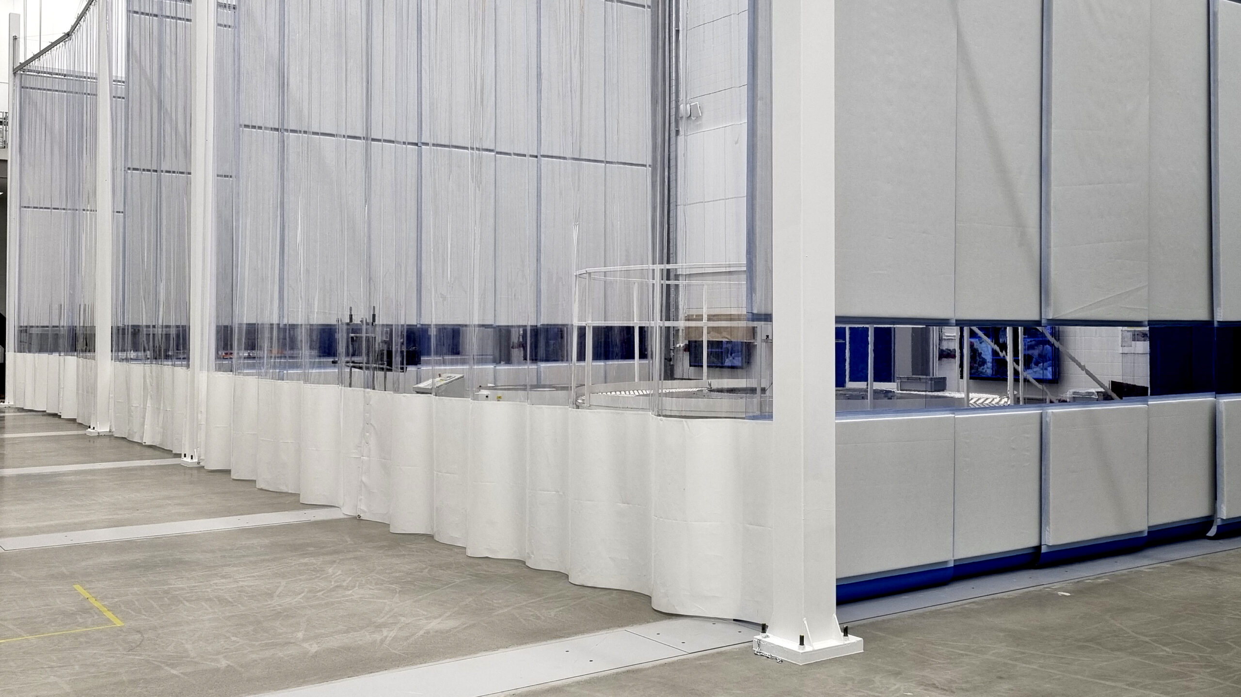 Støydemping i Beyond Gravitys monteringshall for bæreraketter