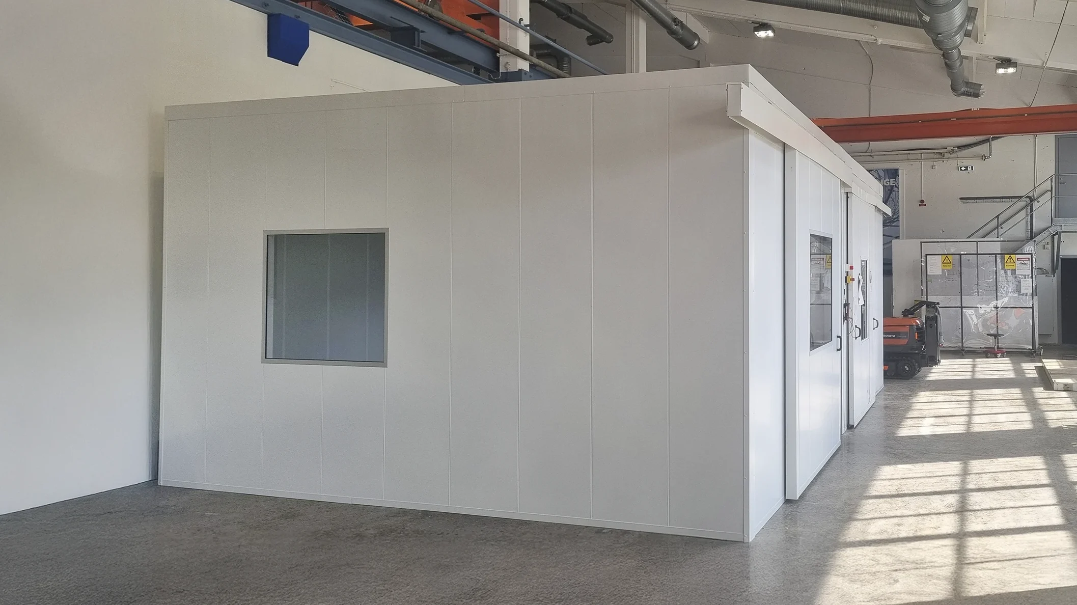 Støykabin – støyreduserende løsning for testing av markvibratorer